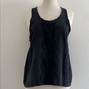 NWOT Theory Silk & Lace Tank Sz Medium